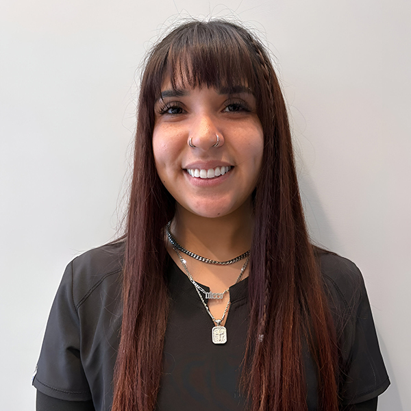 A person smiling at camera
